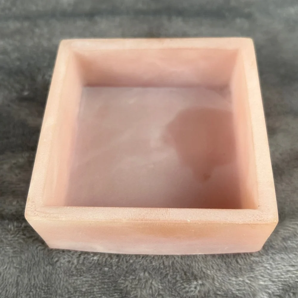 Vintage Design Gifts USA Pink Alabaster Carousel Horse Trinket Jewelry Box